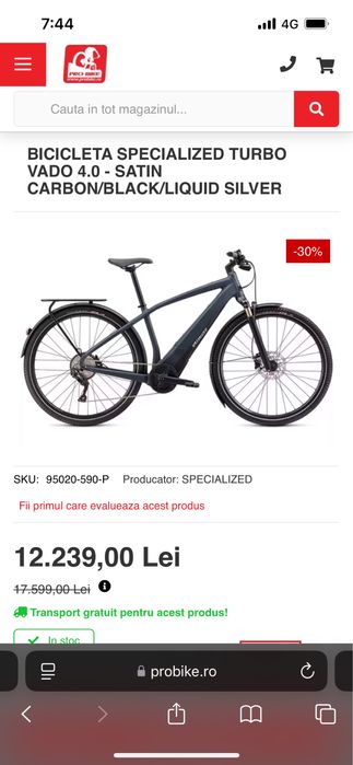 Bicicleta electrica Turbo Vado Specialised