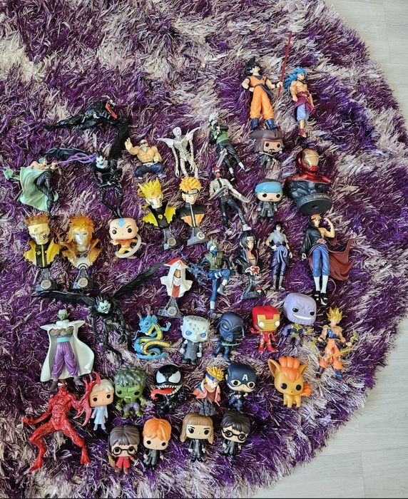 Figurine naruto,venom,dragonball z,death note,avengers noi