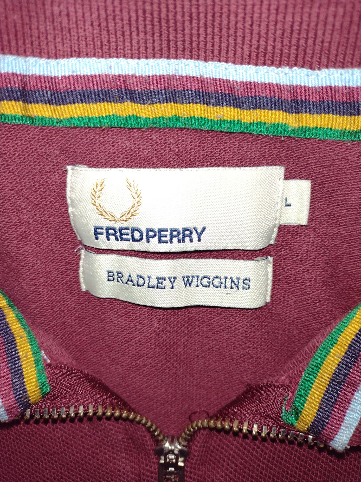 Fred Perry Bradley Wiggins оргинала фланелка за мъже