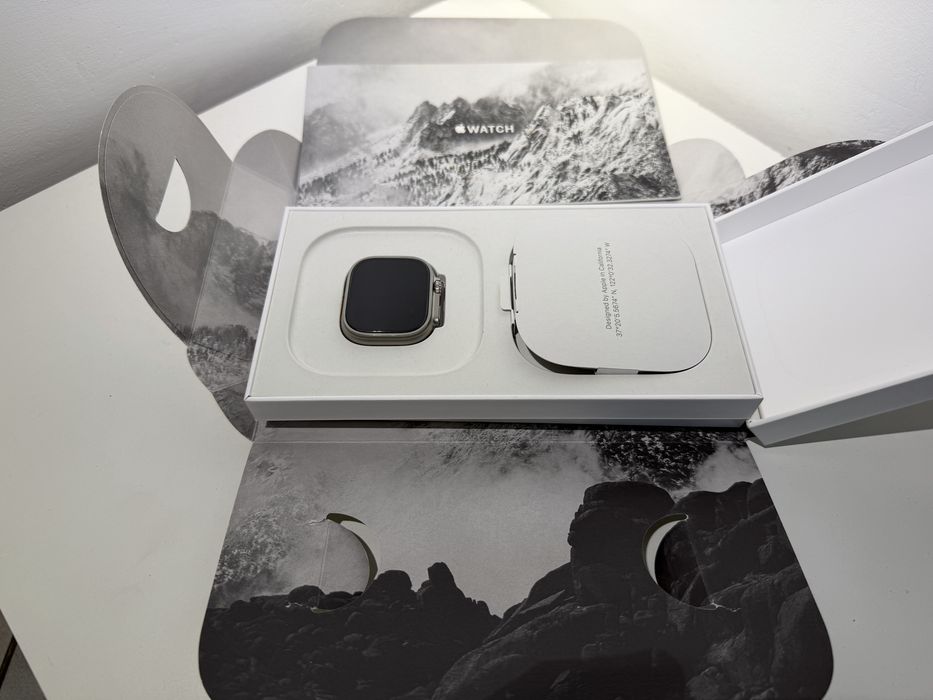 Apple Watch Ultra, GPS, Cellular, Titanium 49 mm, Orange Alpine Loop L