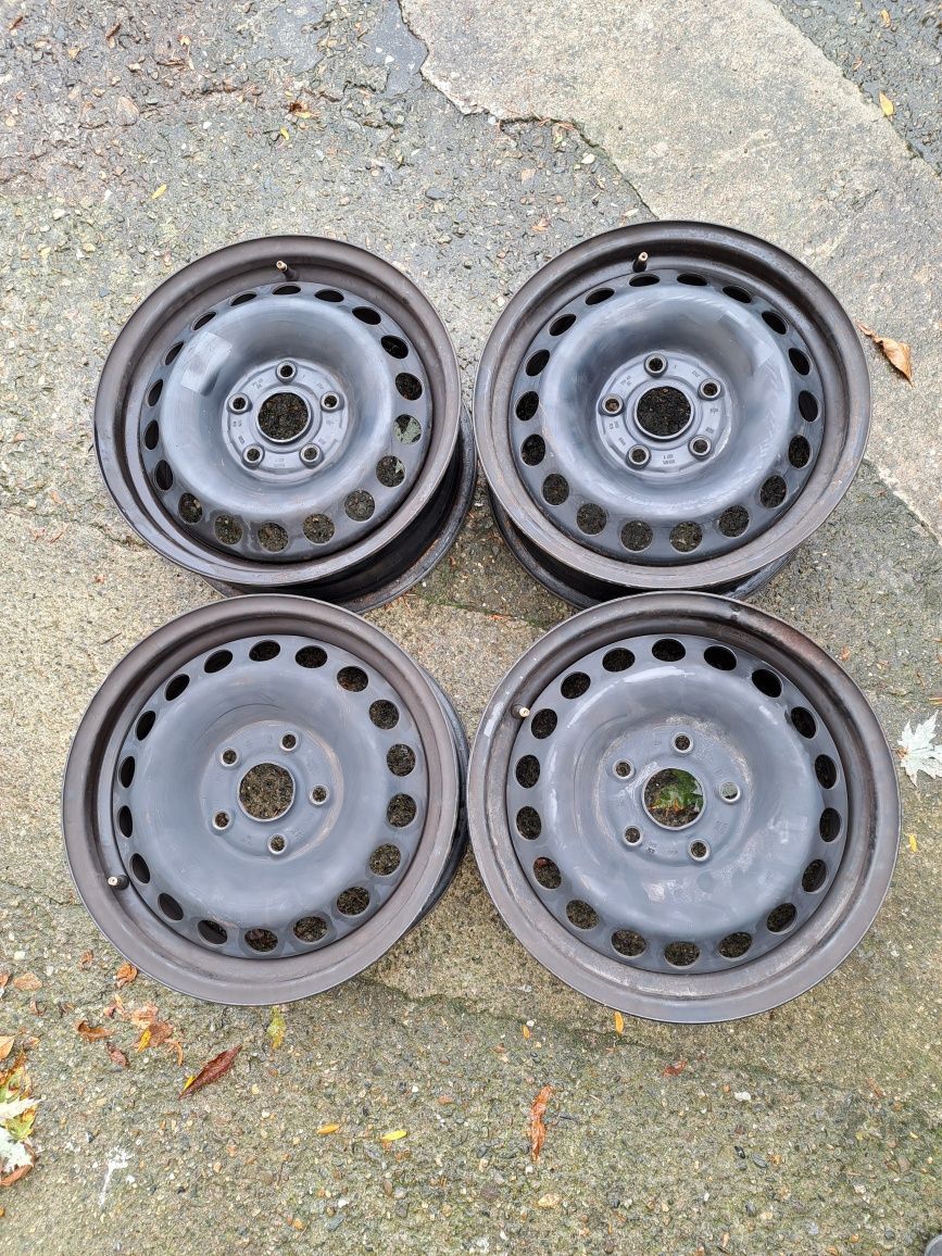 Джанти стоманени 15 5x112 за Touran, Vw Golf5,6,7, Audi, Skoda, Seat