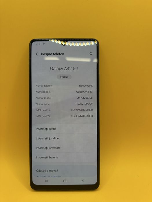 Samsung Galaxi A42 5G 128GB Dot Gray