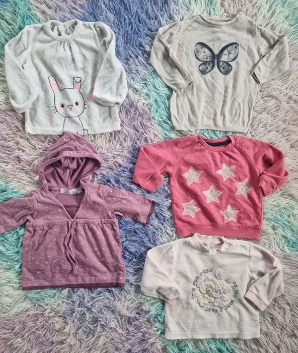 Lot fetițe, 26 piese, marimea 74-80