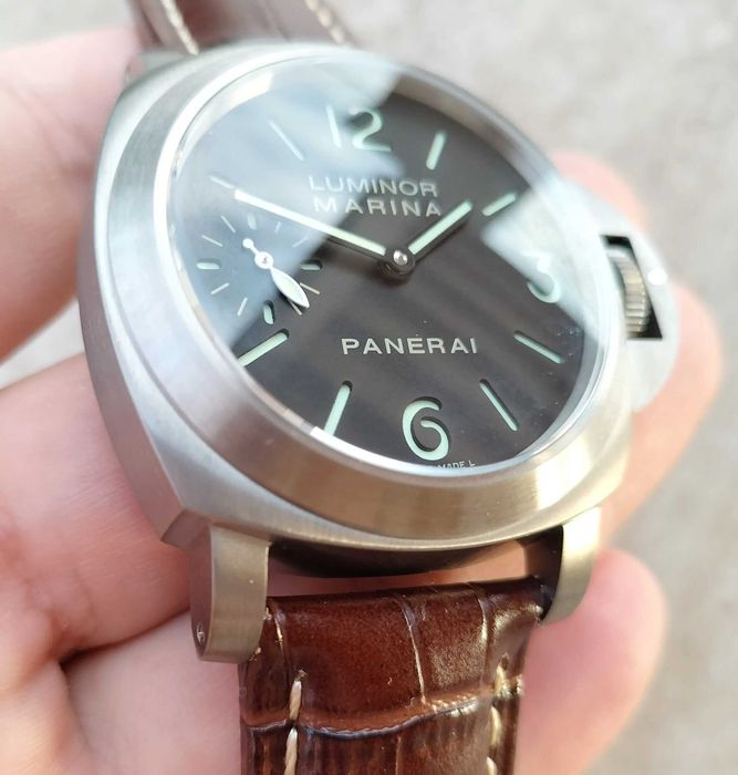 Panerai PAM177 Luminor Marina 44 mm Titan mecanic Unitas 6497