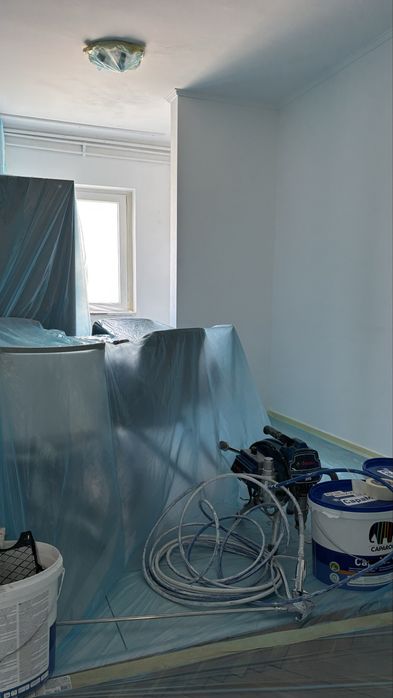 Zugrav 8 lei/Apartament  intr-o zi /Amenajari interioare