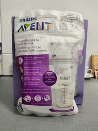 Pungi Philips Avent sigilate ptr stocare lapte matern si ceai gratis
