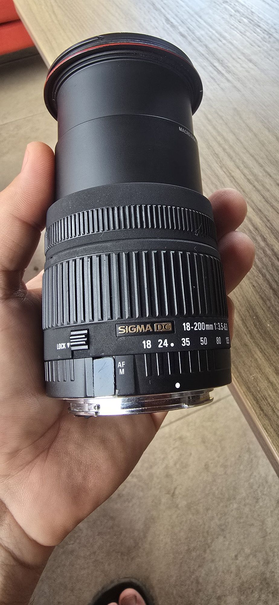 Obiectiv sigma 18-200mm lipsa selector auto focus