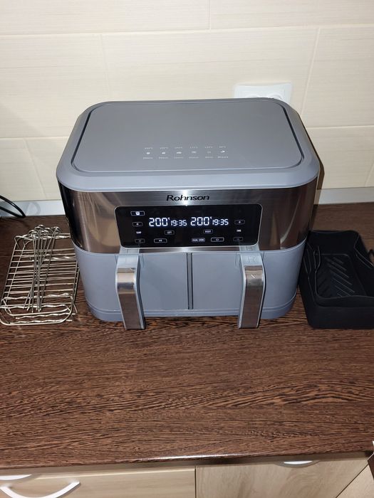 Air fryer 8.5L cu accesorii suplimentare