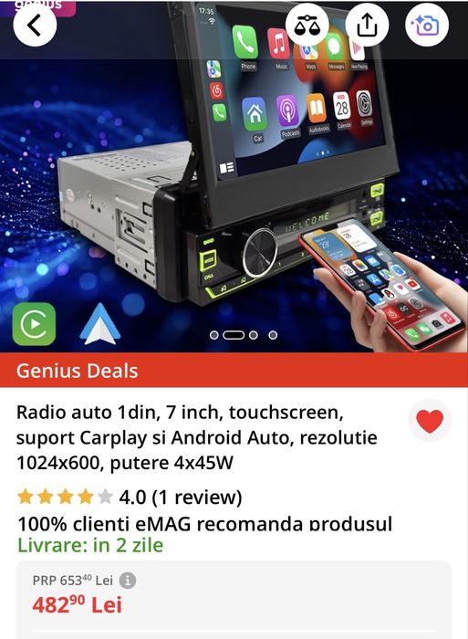 Vând car multimedia, universal