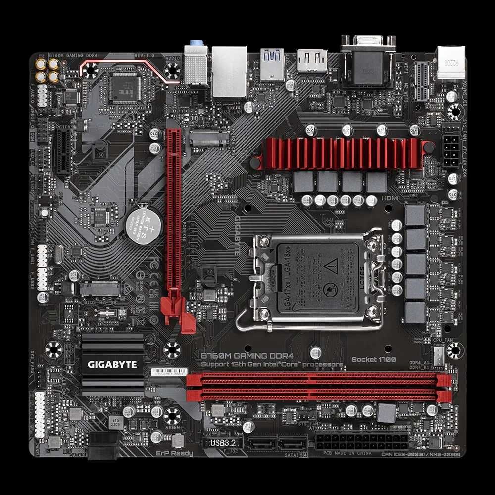 Материнская плата Gigabyte B760M GAMING DDR4 Micro-ATX