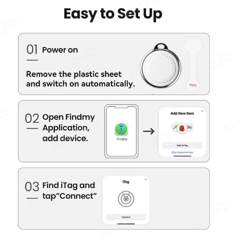 AirTag pentru iOS Apple Find My, Traker GPS, Spy, Acoperire Globala
