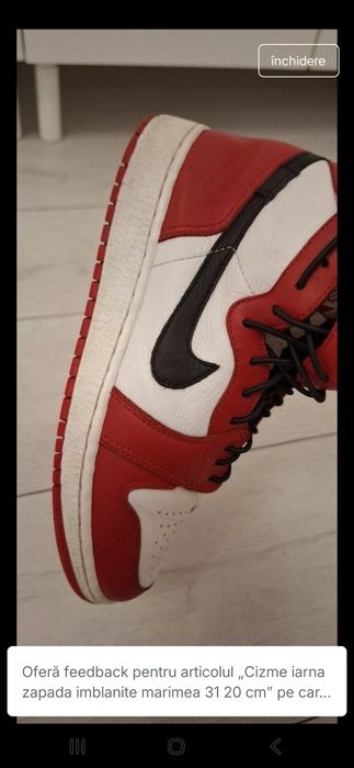 Adidasi nike jordan marimea 35 cu 22.5 cm