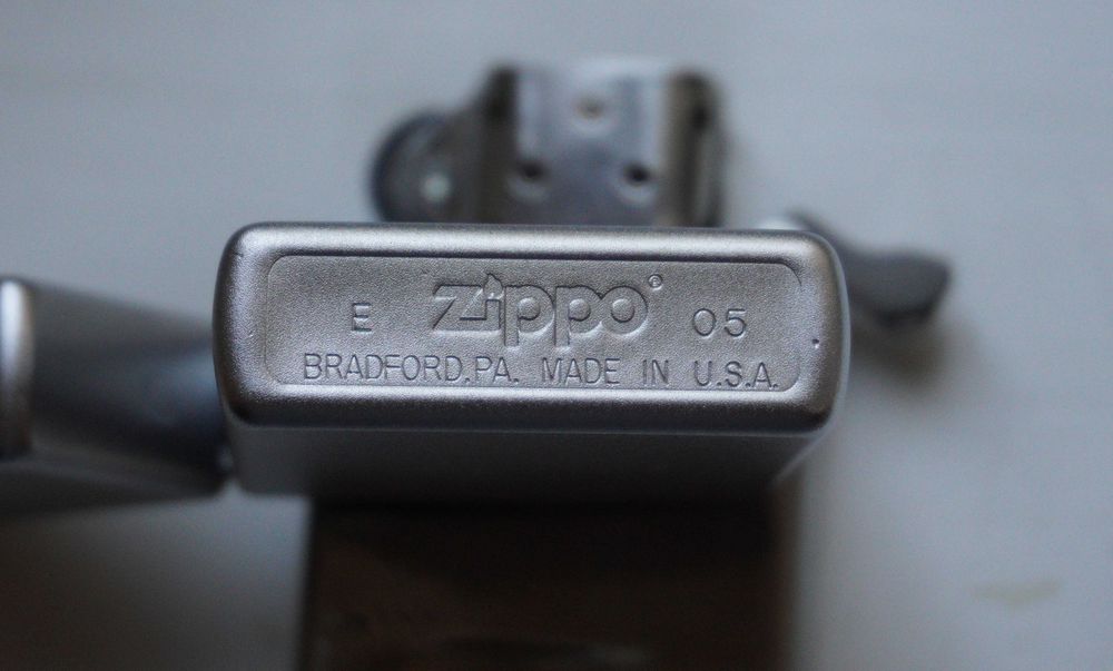 Оригинальная зажигалка Zippo Satin Chrome