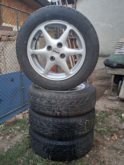 Vând Jate Aliaj KBA Titan cu Anvelope Iarnă
