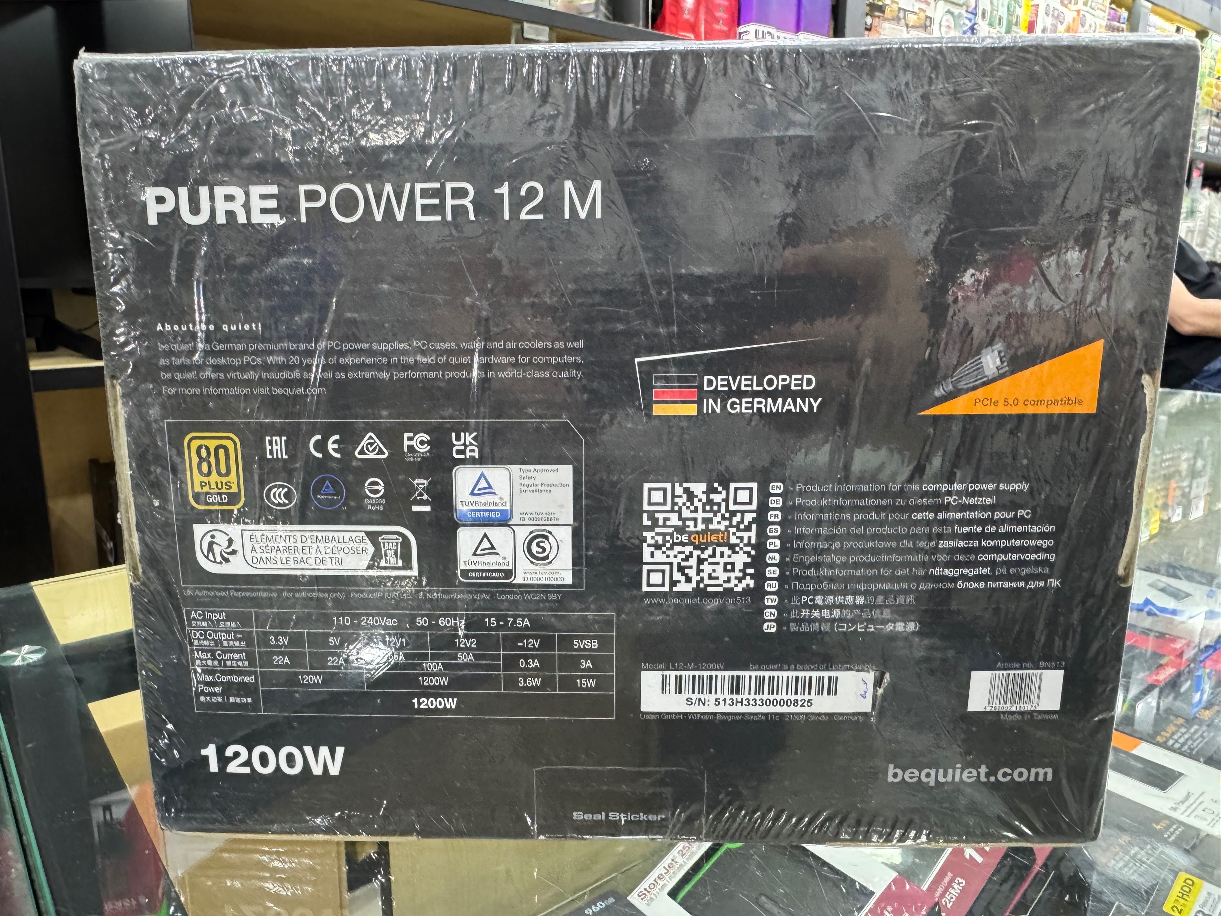Be quiet pure  1200 gold pci 5