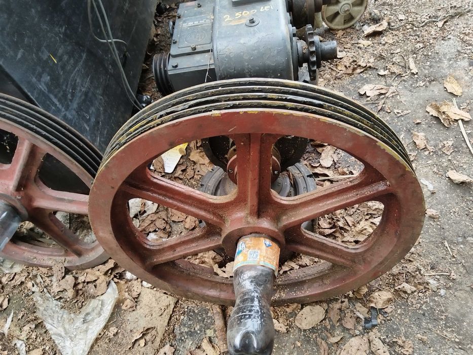 Fulie cu patru curele presa