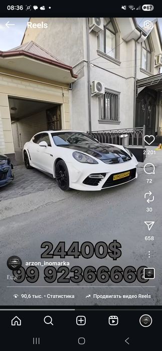 Porsche panamera sotuda