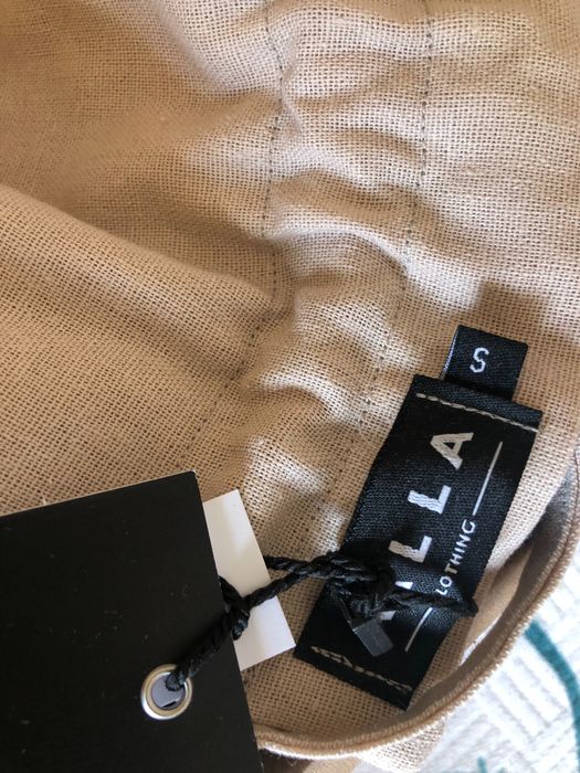 Бежов набран топ Kalla Clothing