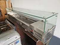 Frigider inox, Masa rece vitrina rece, expunere fast food autoservire