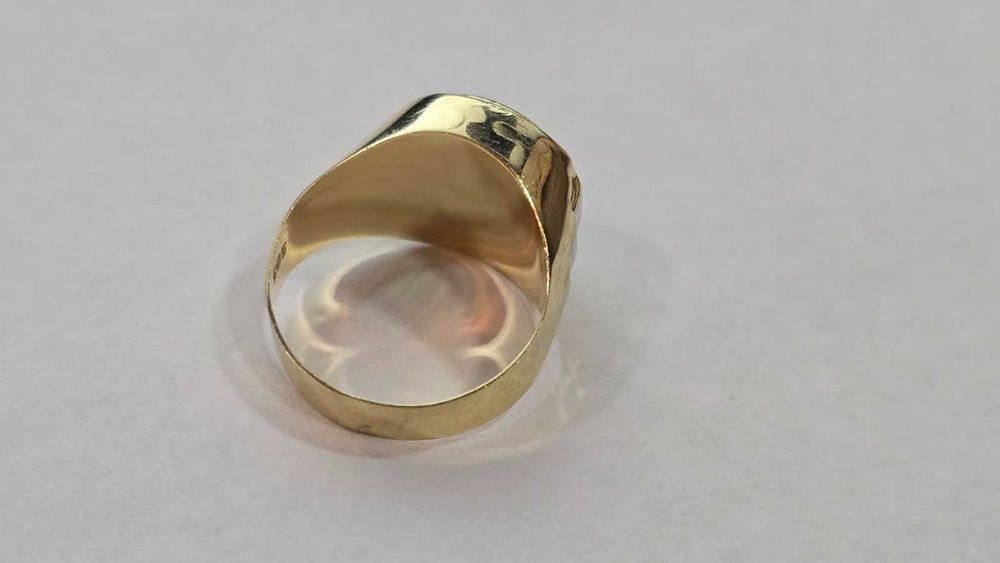 Златен мъжки пръстен 14 карата Mercedes