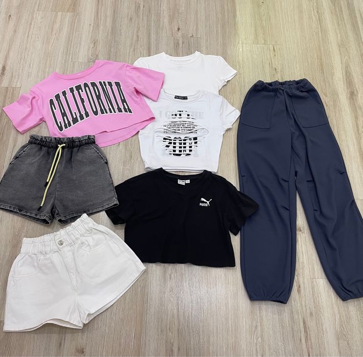 На рост 140-146 Puma Ostin Gloria jeans брюки футболки шорты