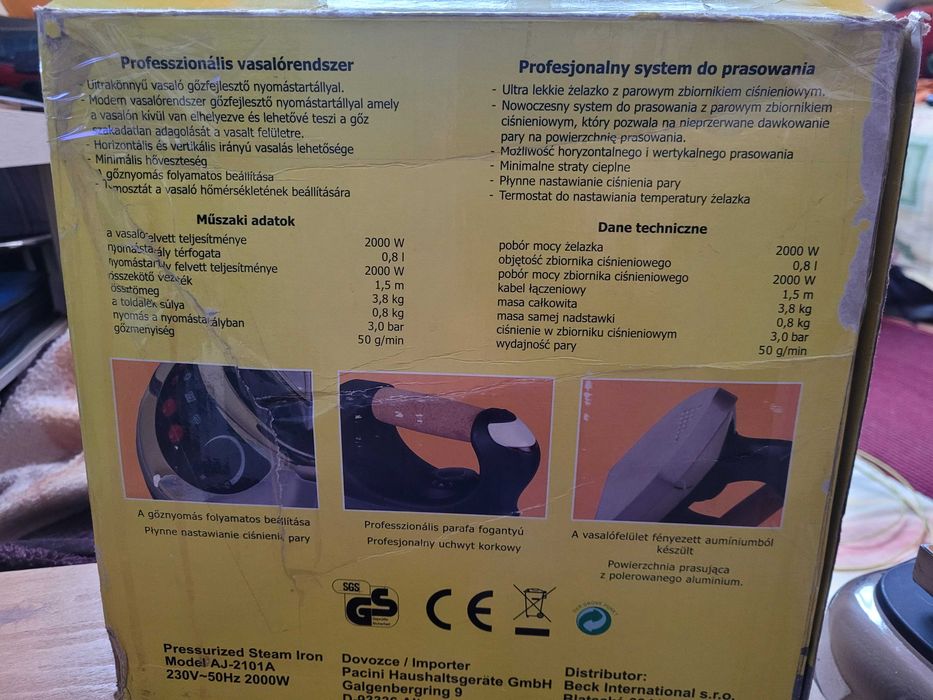 Statie de calcat cu aburi BECK Vapori Stella Pro