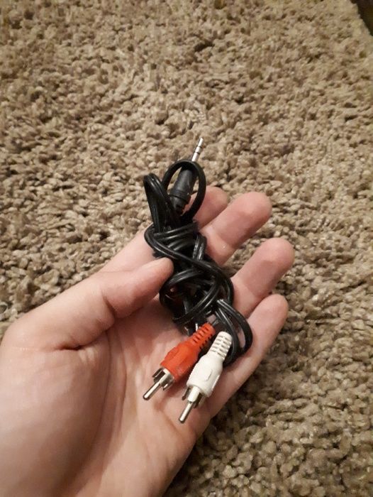 Cablu Jack 3,5 mm 2 Male la 1 Male