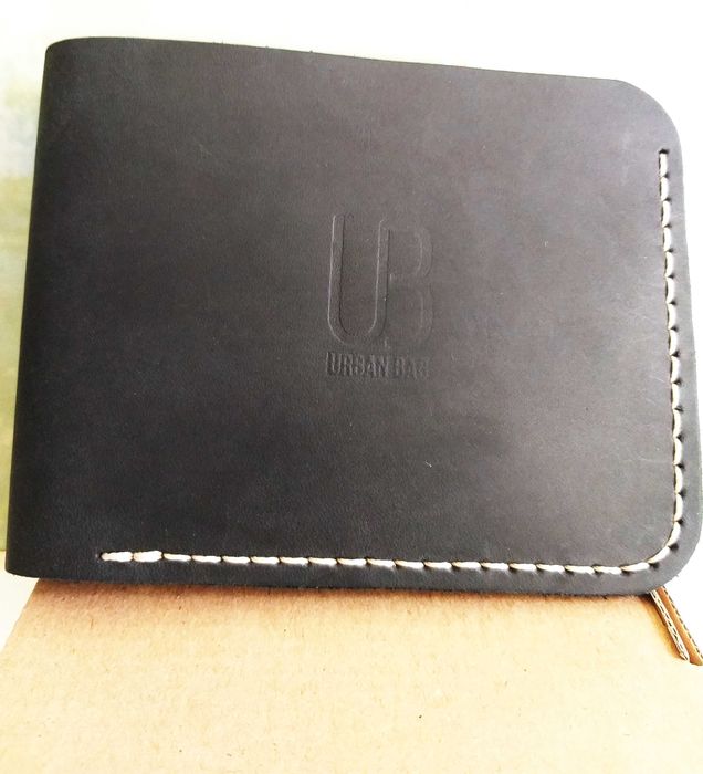 Portofel handmade Urban Bag - Concept 2 Plus piele naturala negru(nou)