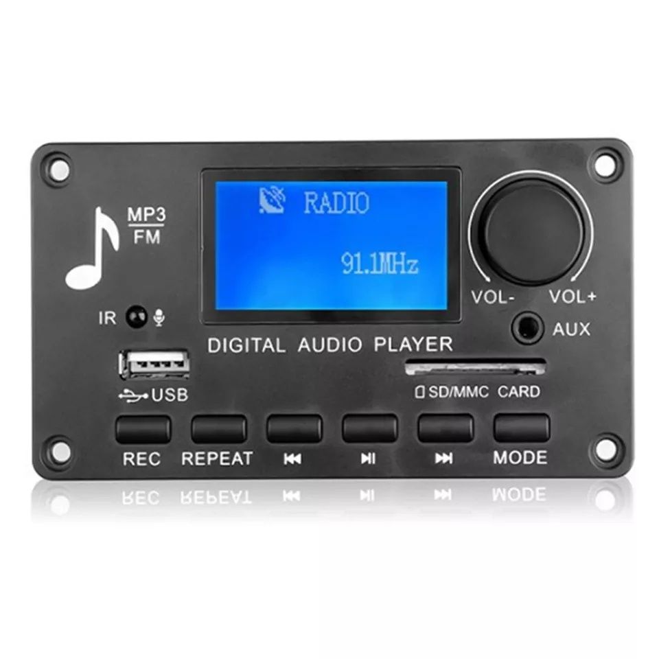 Mp3 player DC 7V-15V AIYIMA Bluetooth 5.0, папки,Sd,USB, mic,AUX, CALL