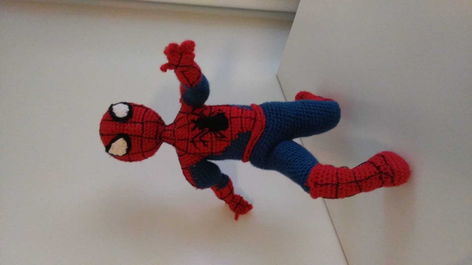 Spiderman ,jucarie crosetata manual