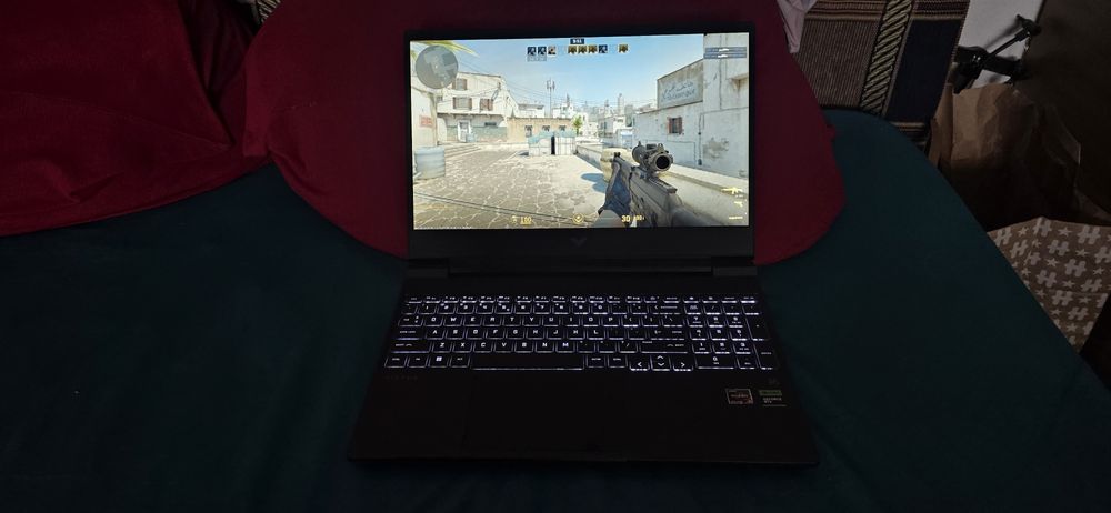 Laptop GAMING 2025 Hp Victus Ryzen 5 7535HS Nvidia RTX 2050 4GB cu CS2