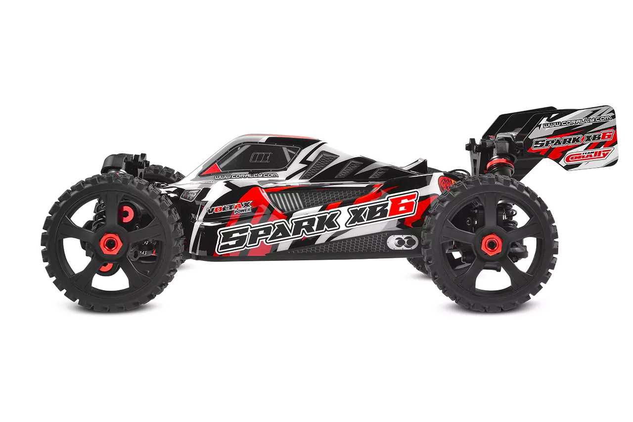 Team Corally – SPARK XB-6 1:8, brushless, 110км\ч, Червено