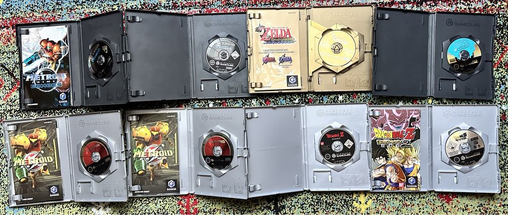 Nintendo Gamecube Metroid Zelda Mario Dragon Ball Z