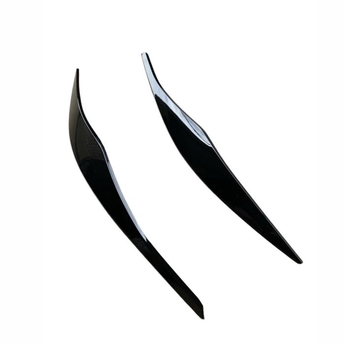 Set 2 pleoape far faruri negru lucios  BMW seria 3 E90 E91 2005-2012