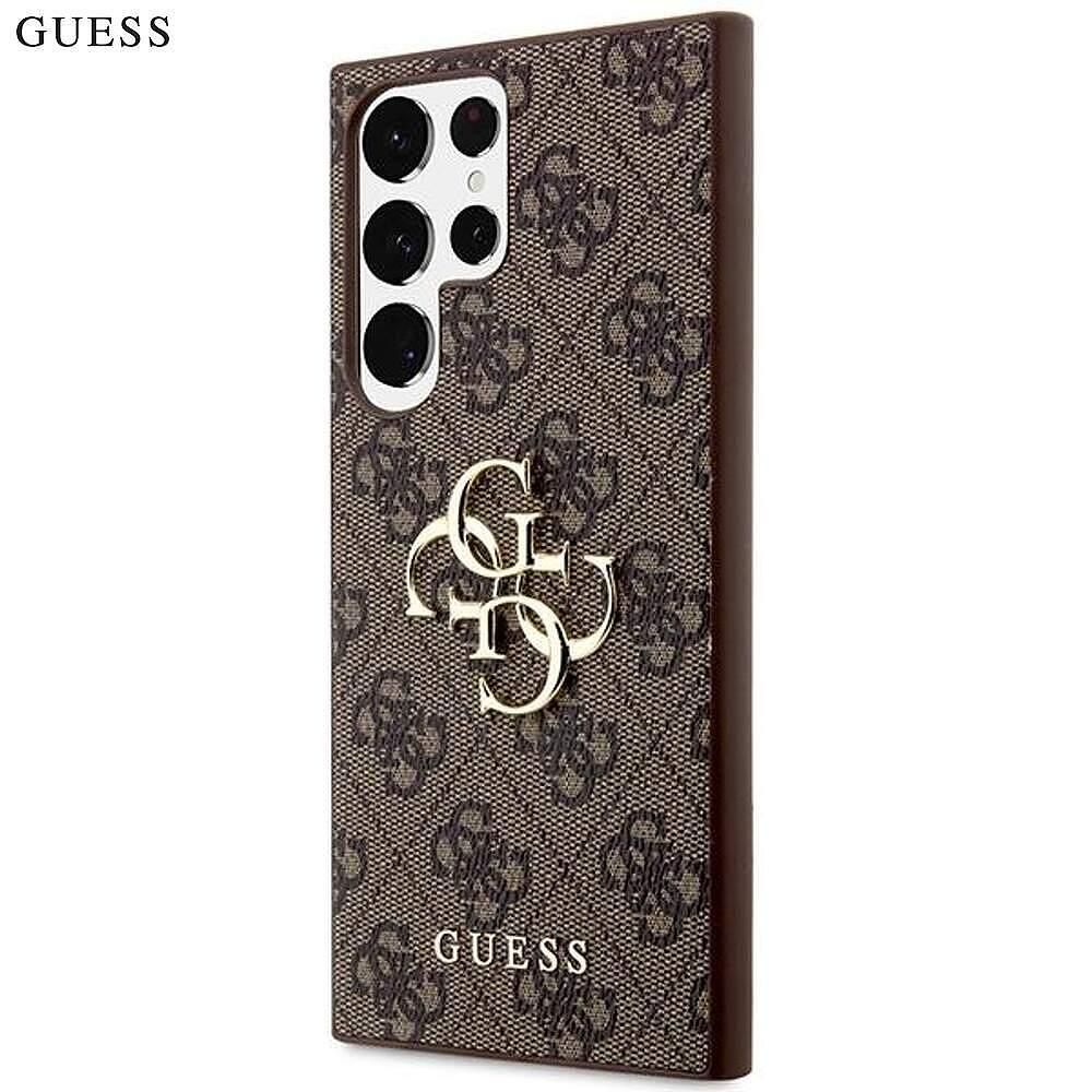 Оригинален кейс guess hardcase 4g за samsung galaxy s24 ultra brown