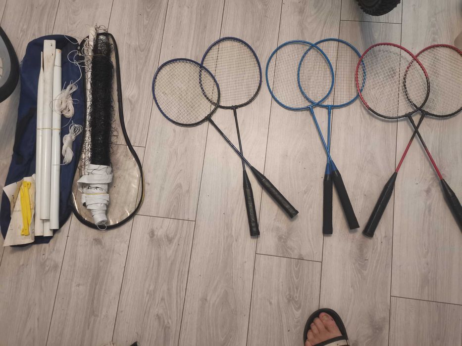 Set 6 palete Badminton, fileu și fluturaș