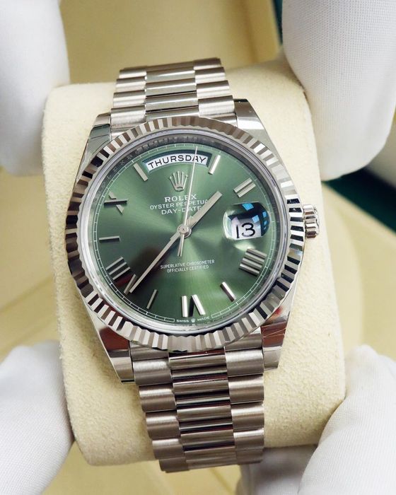 Rolex Daydate Olive Dial 40,mm