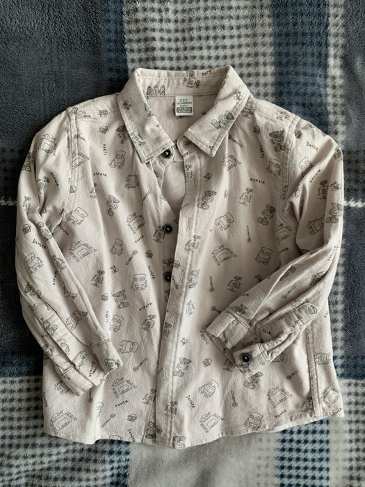 Рубашки детские с длинным рукавом