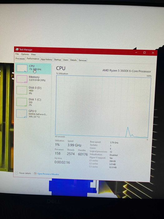 Calculator Gaming + Monitor 75 HZ