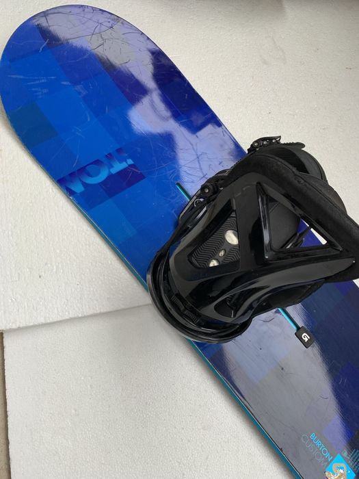 Placa snowboard Burton Custom 160 cm+leg Burton Cartel EST