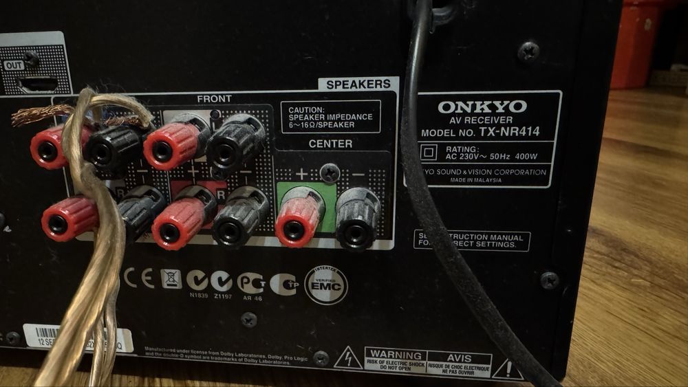 AV Receiver ONKYO TX-NR414 Boxe Magnat Monitor Supreme 1000