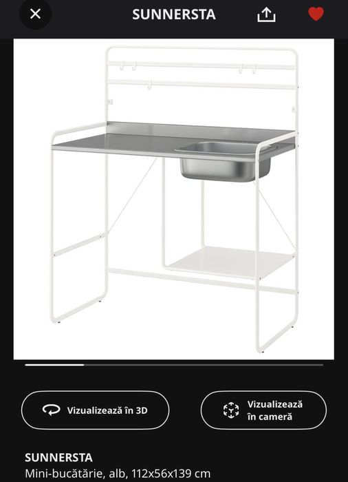 Vand mini bucatarie modulara ikea