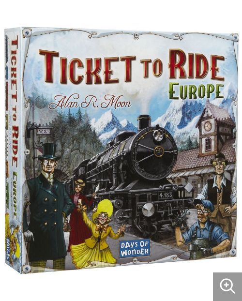 Ticket to Ride Europe всички карти с маршрути