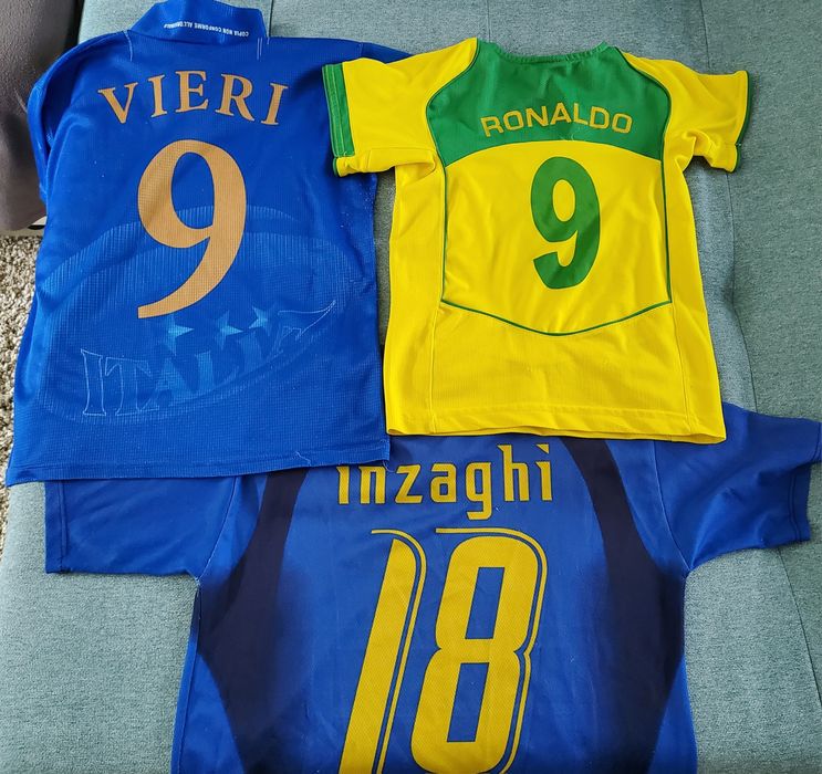 Colectie tricouri de fotbal Barcelona Arsenal Brazilia Italia