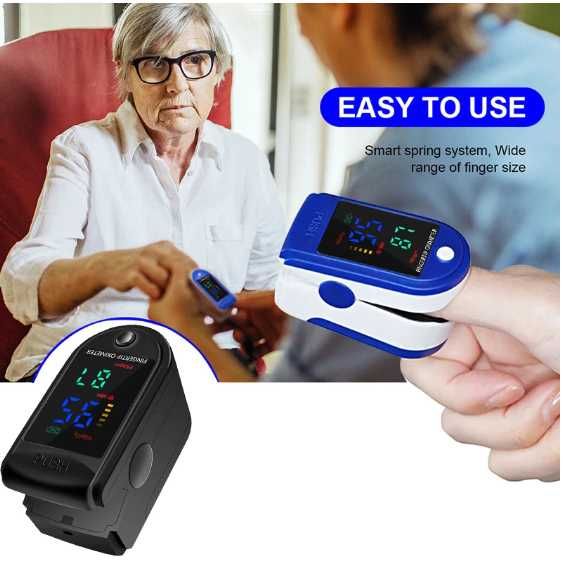 Puls Oximetru Albastru / Negru nou (transport gratuit)