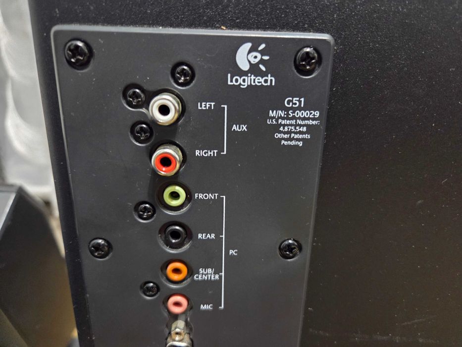 Sistem Audio 5.1 Logitech G51 Boxe Active Audio 5.1 Pentru Calculator