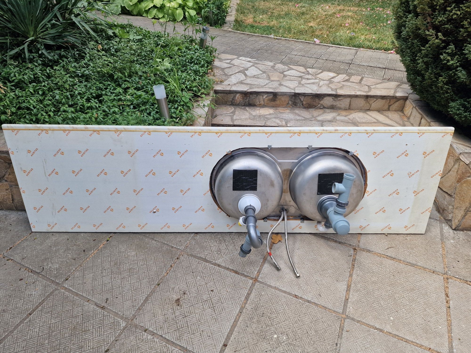 Комплект мивка Тека, смесител Vidima Ideal Standard,  термоплотове