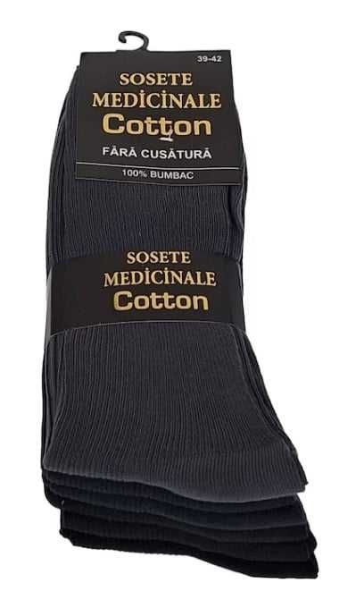 Sosete medicinale pentru barbati din bumbac fara cusatura ,39-42