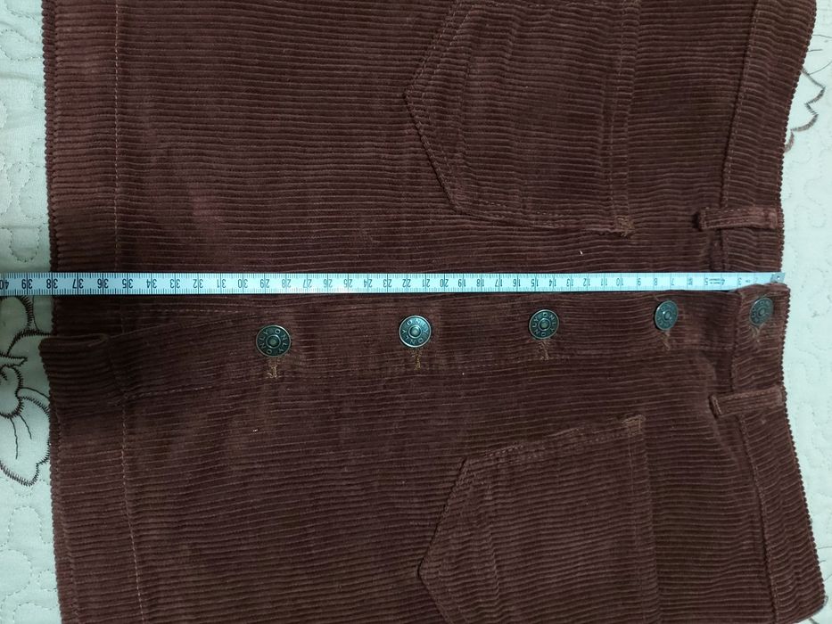 Fusta mini Only, pe maro, croi in A (M)