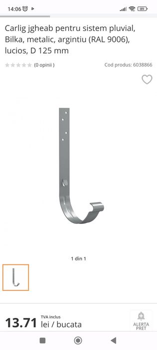 Accesorii jgheab bilka 90